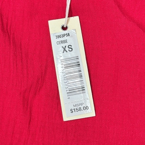 NWT Max Studio Red Tiered Maxi Dress Size XS - Picture 7 of 12